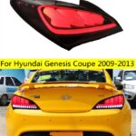 LED Tail Light For Hyundai 2009-2013 Genesis Coupe Rear Lamp Red LED Turn Signal Brake Reversing Lights Assembly