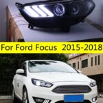 Head Lamp For Ford Focus LED Headlight 20 15-20 18 Car Running Light High Beam Headlights Angel Eye Front Lights