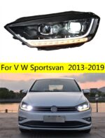 Car Parts LED Headlights Assembly For VW Sportsvan LED Headlight 20 13-20 19 Golf DRL Turn Signal High Beam Lens Headlamp