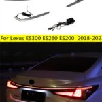 auto tail lights For ES300 ES 18-21 ES260 ES200 Full LED Tail Light rear fog turn signal brake taillights assembly