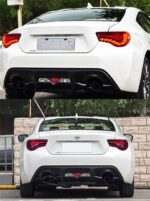 All LED dragon scale tail light For Toyota GT86 2013-19 DRL Subaru BRZ FT86 stream turn signal brake rear lights - Image 2
