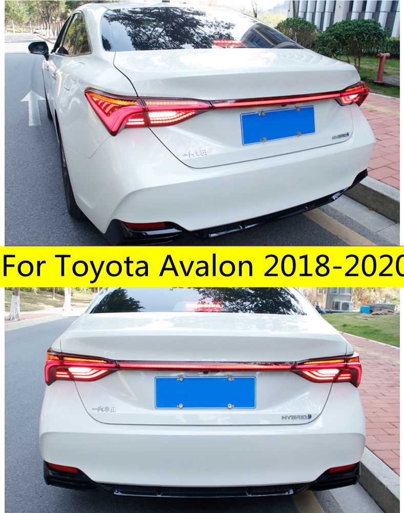rBVaE2JDu1OAEqbnAAPlqIEk6Bg290 Pair Of Car Tail Light Assembly For Toyota Avalon 18-20 Rear Light DRL+Turn Signal +Brake + Reverse LED lights - Image 1