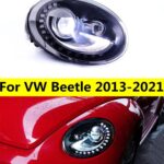 2pcs demon eye headlights assembly For VW Beetle LED Headlight 20 13-20 21 bifocal Xenon lens DRL turn signal light