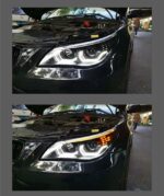 auto front lamp DRL For BMW E60 2003-2010 Car LED Headlight Assembly Head Lamp Running Light Start-up Headlights - Image 4