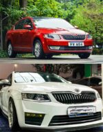 LED Head Lamp Assembly For Skoda Octavia LED Headlight 15-17 DRL High Beam Bi-Xenon Lens Turn Signal Lights - Image 4