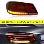 Car Rear Lights For W212 W211 LED Tail Light 2009-16 E200 E300 Reverse+ Brake+Stream Turn Signal Running Lamp