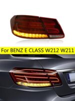 Car Rear Lights For Mercedes Benz W212 W211 LED Tail Light 2009-16 E200 E300 Reverse+ Brake+Stream Turn Signal Running Lamp