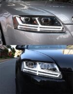 High Beam Lens Headlamp For AUDI LED Headlight 2004-2011 A6 LED Daytime Lights Dynamic Turn Signal Driving Light - Image 5
