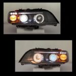 Car Lights LED Head Lamp For BMW X5 LED Headlight 1998-2002 Headlights E53 High Beam Angel Eye DRL Turn Signal Light - Image 4