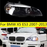 Car Light For BMW X5 LED Headlight 2007-2013 Headlights E53 DRL Turn Signal High Beam Angel Eye Front Lights