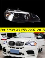 Car Light For BMW X5 LED Headlight 2007-2013 Headlights E53 DRL Turn Signal High Beam Angel Eye Front Lights