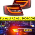 Car Light For Audi A6 LED Tail Lights 2004-2008 A6L LED Fog Rear Lamp DRL Running Signal Brake Reversing Parking Facelift