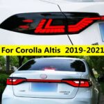 Car Tail Lights For Corolla Altis LED Taillights 19-21 Toyota Rear Lamp Stream Turn Signal Brake Reverse Lights