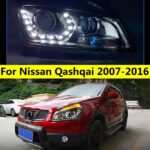 Car Headlights For Nissan Qashqai LED Headlight 2007-16 LED Signal Light Daytime Running Lights High Beam