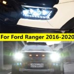All LED Light For Ford Ranger LED Headlight 16-20 Everest T7 Car Parts Headlights Turn Signal High Beam Daily Lights