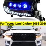 Car Parts LED Headlights Assembly For Land Cruiser LED Headlight 16-20 Toyota DRL Turn Signal High Beam Lens Headlamp