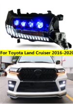 Car Parts LED Headlights Assembly For Land Cruiser LED Headlight 16-20 Toyota DRL Turn Signal High Beam Lens Headlamp