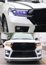 Car Parts LED Headlights Assembly For Land Cruiser LED Headlight 16-20 Toyota DRL Turn Signal High Beam Lens Headlamp - Image 3