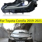 Headlight LED For Toyota Corolla LED Headlights 19-21 DRL Turn Signal Head Lamp High Beam Angel Eye Lights