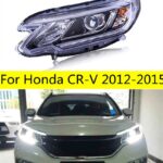 LED Headlight For Honda CR-V 2012-15 High Beam Head Lights Assembly DRL Turn Signal Angel Eye Lamp