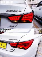 Car Tail Lights Assembly For Sonata 8 LED Turn Signal Lights 2011-16 Hyundai Brake Running Reverse Light - Image 4
