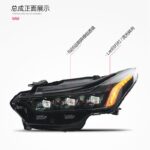 Car Styling Headlights For Cadillac CT5 20 20-2022 LED Running Dynamic Turn Signal High Beam Head Lights - Image 5