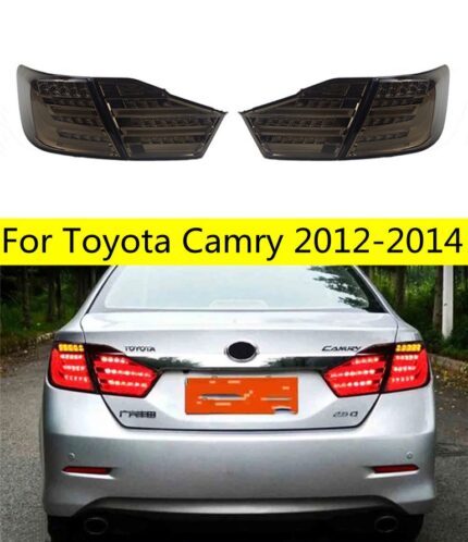 Car Tail Lights For Toyota Camry LED Fog Tail Light 2012-2014 Daytime Running Turn Signal Brake Reverse Lighting Accessories