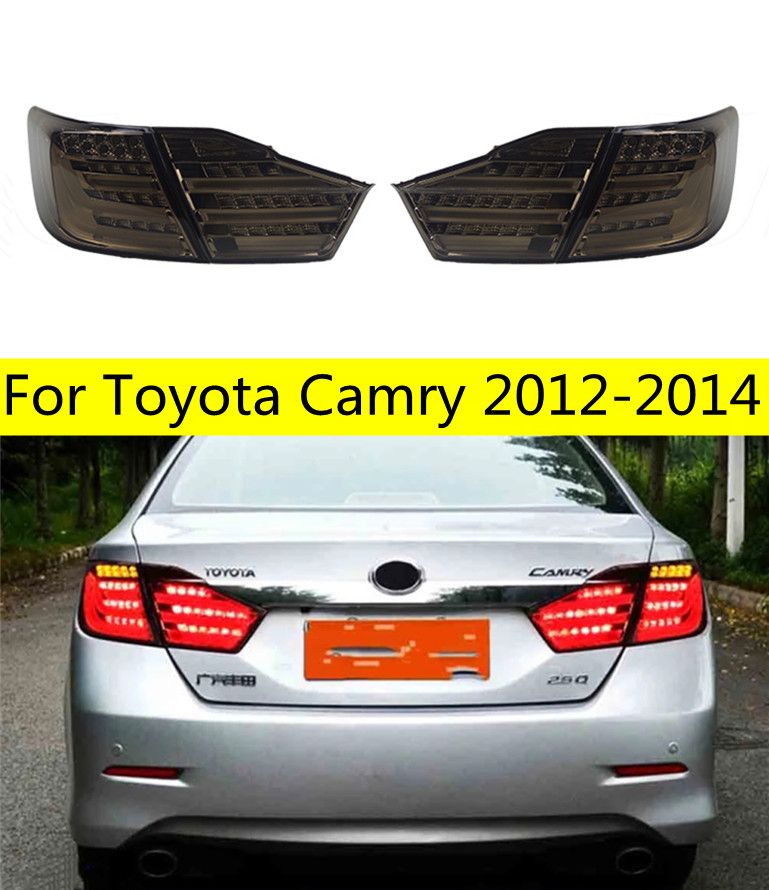 rBVaE2Jx7VGAQLkwAAJLIx9lee4260 Car Tail Lights For Toyota Camry LED Fog Tail Light 2012-2014 Daytime Running Turn Signal Brake Reverse Lighting Accessories - Image 1