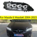 Car Lighting Accessories For Mazda 6 20 04-20 15 LED Headlights High Beam Daytime Running Front Lamp