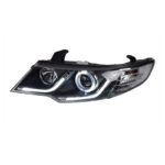 2 PCS Auto Car HeadLight Parts For KIA Forte 2009-2013 LED Lamps Headlight Replacement DRL Dual Beam Lens Headlights - Image 2
