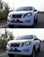 2 PCS Auto Car Head Light Parts For Navara NP300 20 15-20 20 LED Lamps Headlight DRL Daytime Running Lights Turn Signal - Image 5
