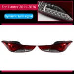 AutoTail Light For Hyundai Elantra 20 11-20 16 Taillights LED DRL Running Lights Fog Lights Angel Eyes Rear Lamp - Image 8
