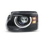 LED Front Headlights For Rover Discovery 4 20 10-20 17 LED DRL Upgrade Daytime Running Light Angel Eyes - Image 2