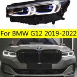 Head Lamp for BMW G12 LED Headlight 20 19-2022 Headlights 730 740 750 760 DRL Turn Signal High Beam Angel Eye Projector Lens