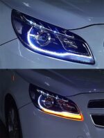 Headlight Assembly for Malibu LED Headlights 20 12-20 16 DRL Turn Signal LED Daytime Lights High Beam Angel Eye Projector Lens - Image 4