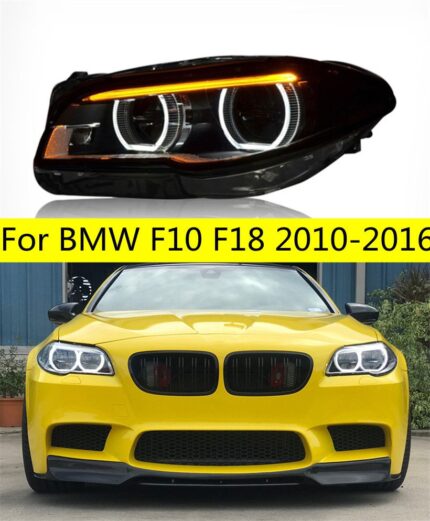 Head Lamp for BMW F10 F18 LED Headlight 20 10-20 16 Headlights BMW 520i 525i 530i 535i DRL Turn Signal High Beam Angel Eye Projector