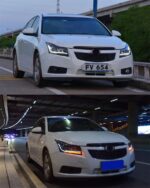 LED Head Light Parts For Cruze 20 08-20 15 Front Headlights Replacement DRL Daytime light Projector Facelift - Image 5