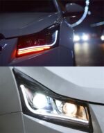 LED Head Light Parts For Cruze 20 08-20 15 Front Headlights Replacement DRL Daytime light Projector Facelift - Image 4