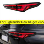 Car Styling Tail Lamp For Highlander New Kluger 2022 LED Taillights Fog Light Daytime Running Lights DRL Tuning Car Accessories