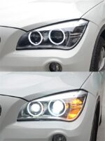 Headlights LED Lighting Accessories For BMW X1 2012-20 15 DRL Angel Eye Turn Signal Lights High Beam Front Lamp - Image 5