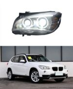 Headlights LED Lighting Accessories For BMW X1 2012-20 15 DRL Angel Eye Turn Signal Lights High Beam Front Lamp - Image 4