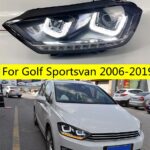 Car Styling Headlamp Assembly For VW Golf Sportsvan 2006-20 19 Headlight LED Daytime Running Lights Tuning Accessories