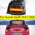 Taillights LED Rear Lamp For Suzuki Swift 20 17-20 20 Brake Lights Replacement DRL Daytime Running Taillight Reversing Light