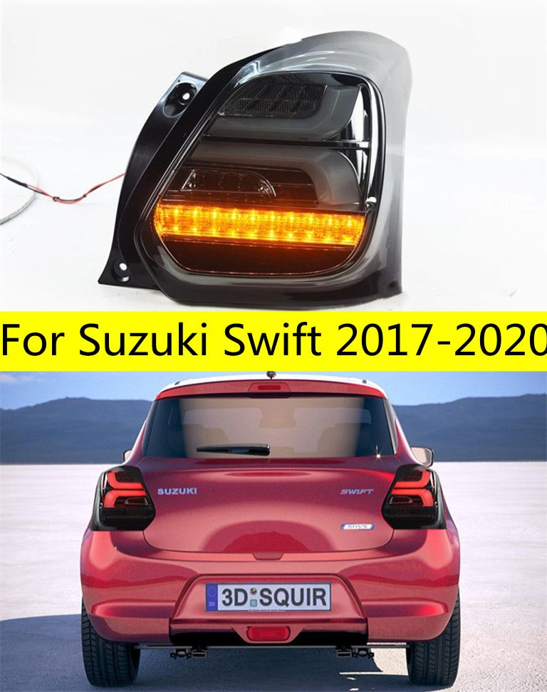 rBVaE2LOPR6AAJXDAAKr63cEYB8434 Taillights LED Rear Lamp For Suzuki Swift 20 17-20 20 Brake Lights Replacement DRL Daytime Running Taillight Reversing Light - Image 1