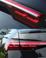 Car Tail Lights For AUDI A6 C8 20 19-20 20 Upgrade to A8 Type Taillights LED Dynamic Turn Signal Driving Light Upgrade - Image 3