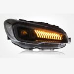 2 PCS Car Lights automotive Parts For Subaru WRX STI Head lamps LED Headlight LED Dual Projector FACELIFT - Image 4