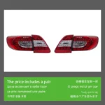 cars Tail light For Toyota Corolla 2011-20 13 Taillights LED DRL Running lights Fog lights angel eyes Rear parking - Image 6