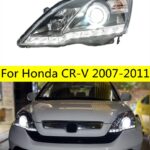 Car Styling Head Lamp for HONDA CR-V Headlights 2007-2011 CRV LED Headlight led DRL Double Lens Hid Bi Xenon Auto Accessories