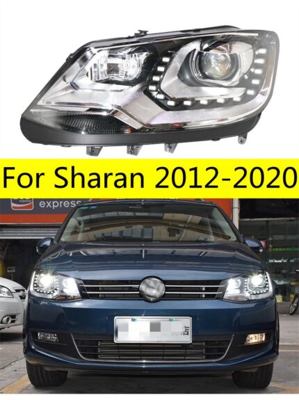 Headlight Xenon Bulb for Sharan Headlights 2012-20 20 LED High Beam Daytime Running Lights Dynamic Turn Signal Head Light