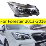 Car Styling Head Lamp for Forester Headlights 2013-20 16 Forester LED Headlight Angel Eye DRL Hid Bi Xenon Auto Accessories